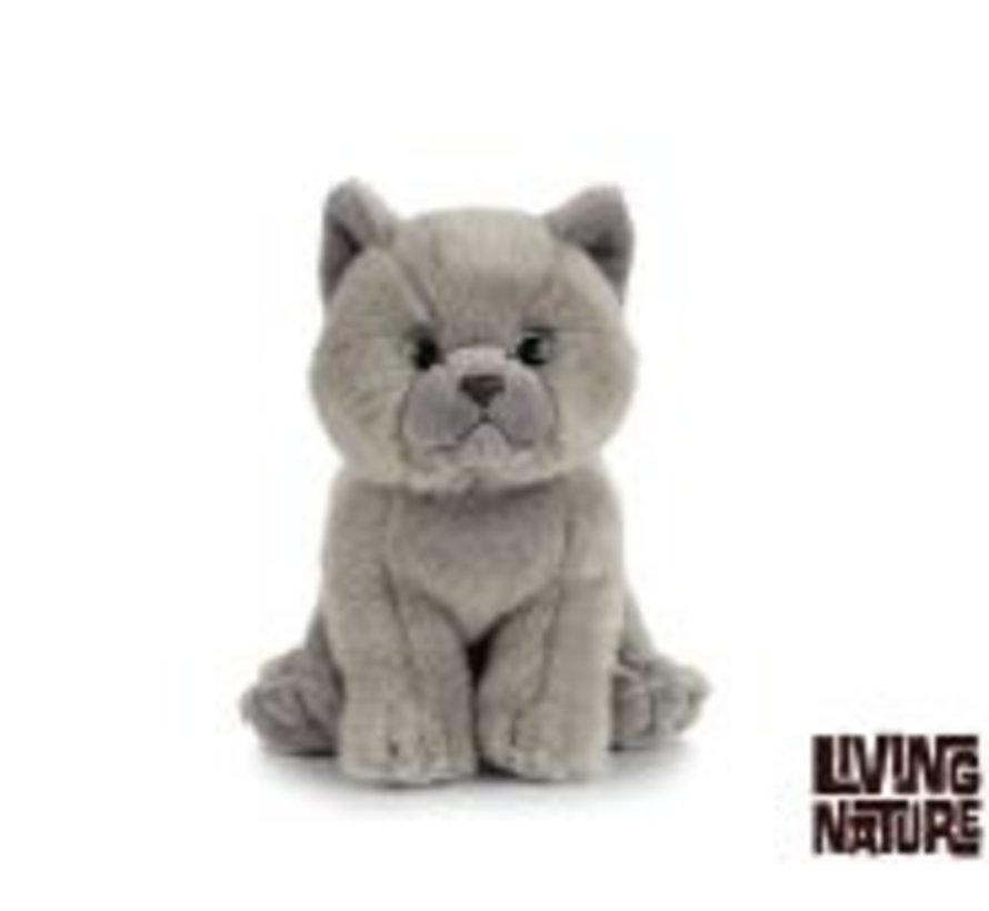 Stuffed Animal British Grey Shorthair Kitten