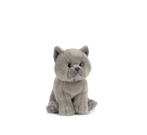 Living Nature Stuffed Animal British Grey Shorthair Kitten