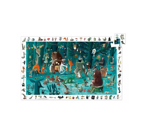 Djeco Puzzel Observatie het Dierenorkest 35 pcs