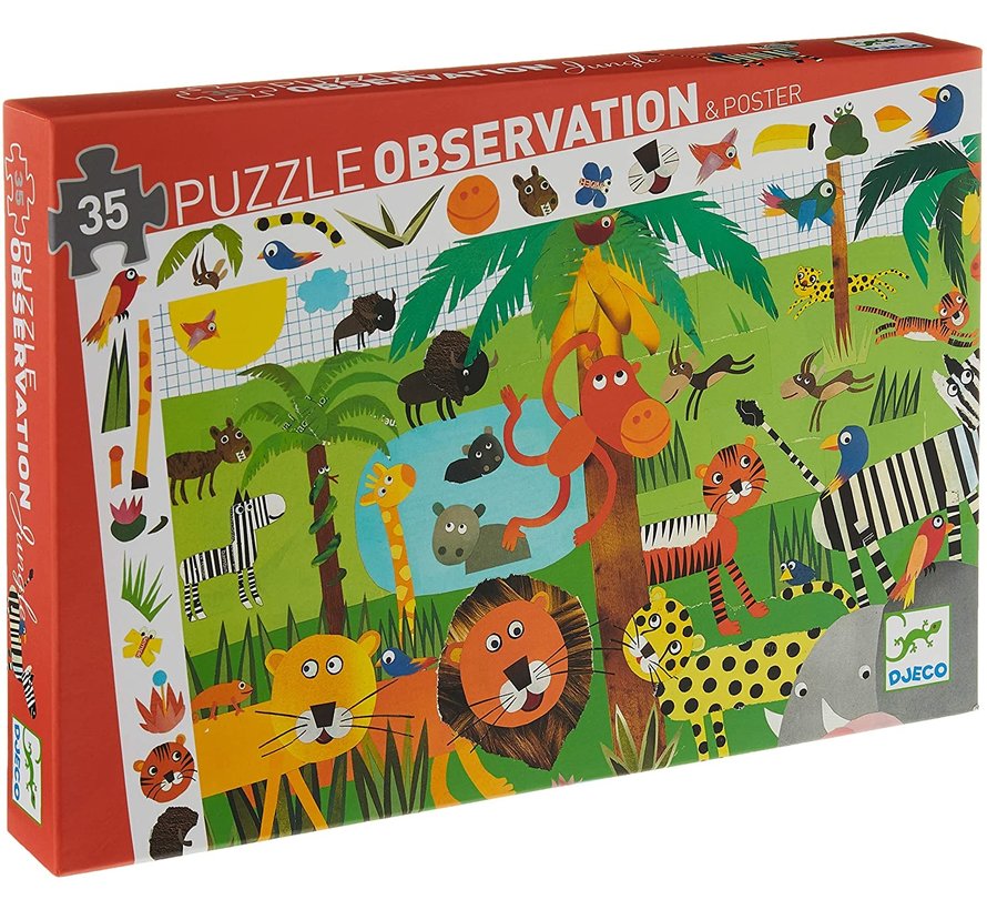 Observation Puzzle Jungle 35 pcs