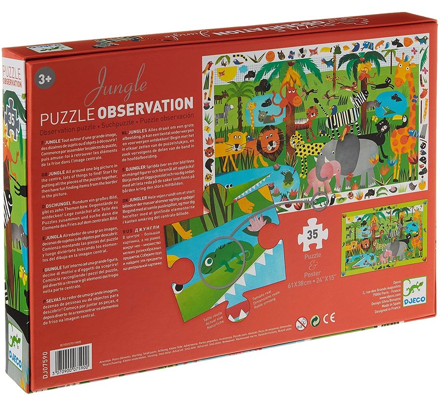 Observation Puzzle Jungle 35 pcs