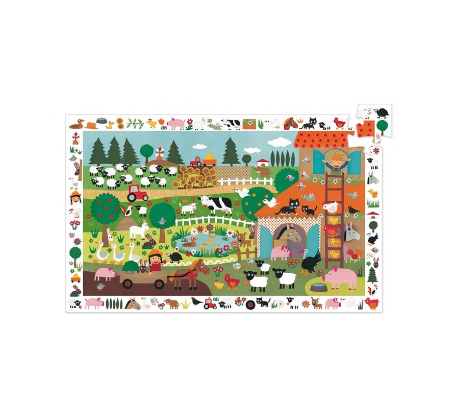 Observation Puzzle The Farm 35 pcs