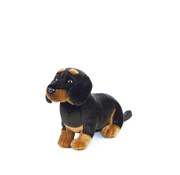 Living Nature Knuffel Hond Teckel 20 cm