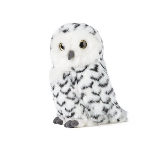 Living Nature Stuffed Animal Snowy Owl with Turning Head