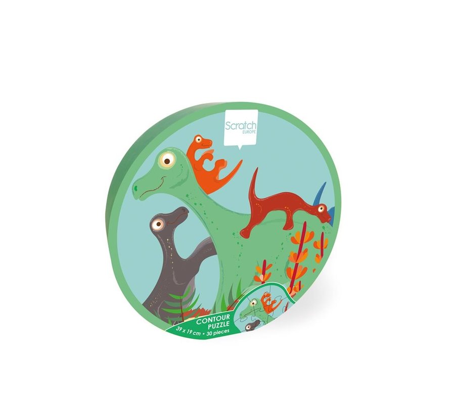 Contour Puzzel Dino 30 pcs