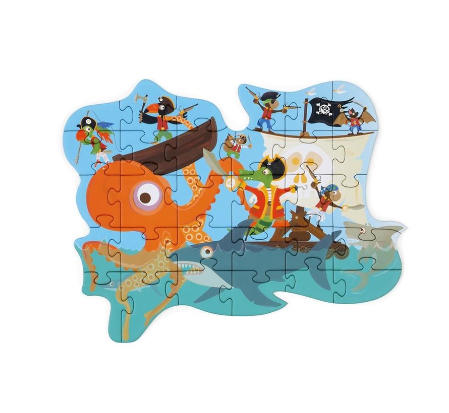 Contour Puzzel Piraat 29 pcs