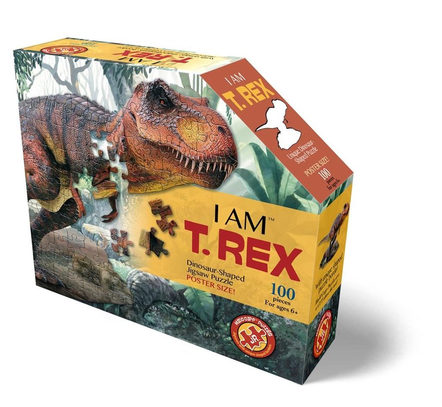 Puzzel Dino I AM T-Rex 100pcs