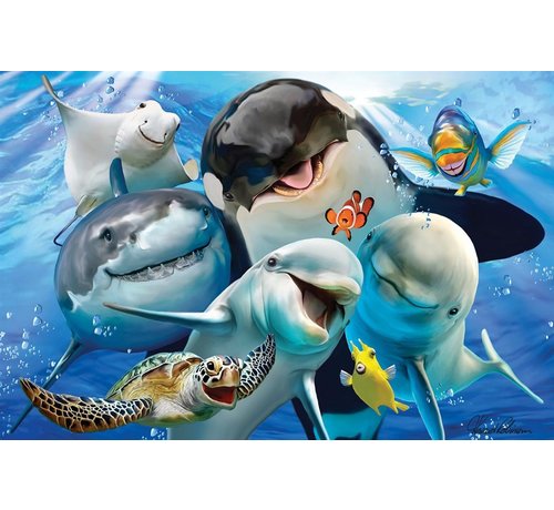 Prime 3D Puzzel 3D Oceaan Selfie 48pcs