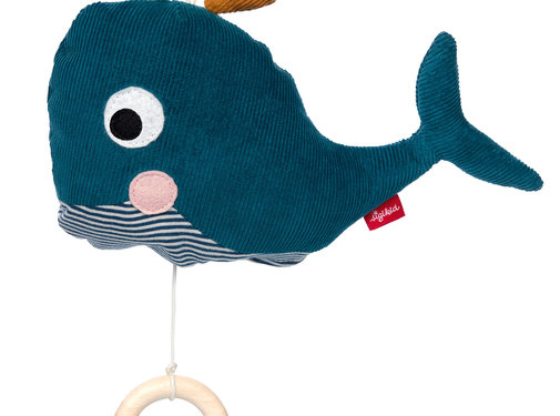 sigikid Musical Toy Whale Urban Wild