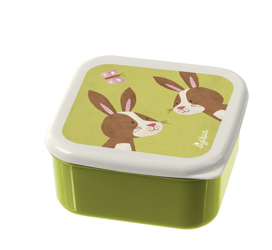 Three-piece set lunchbox rabbit