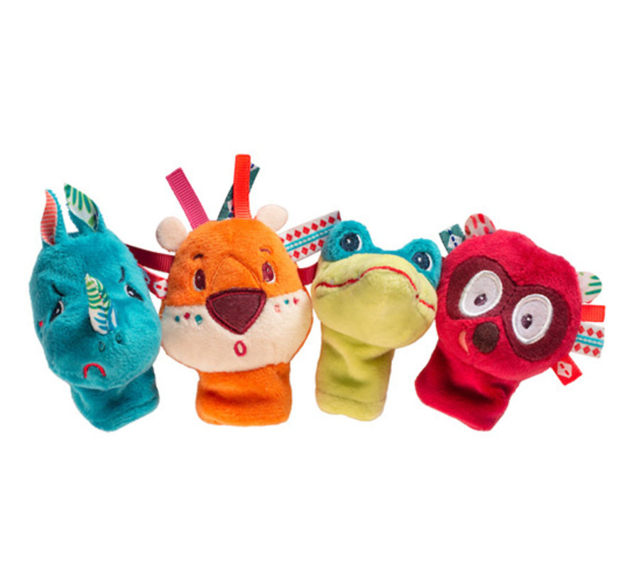 Jungle Finger Puppets 4-pcs