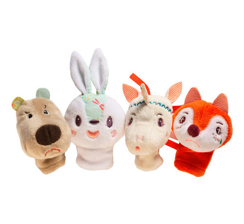 Lilliputiens Forest Finger Puppets 4-pcs