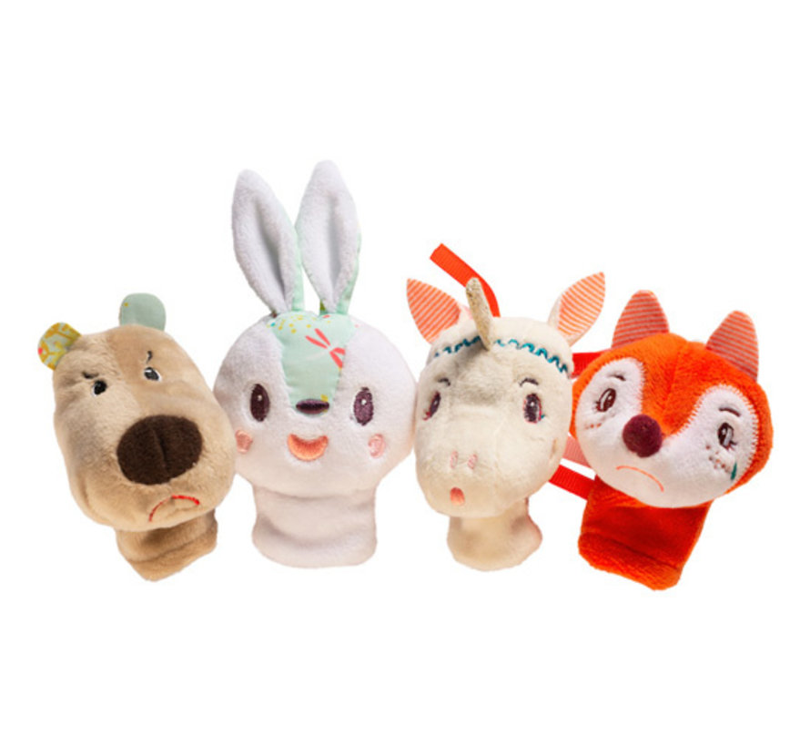 Forest Finger Puppets 4-pcs