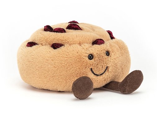 Jellycat Knuffel Amuseable Rozijnenbroodje