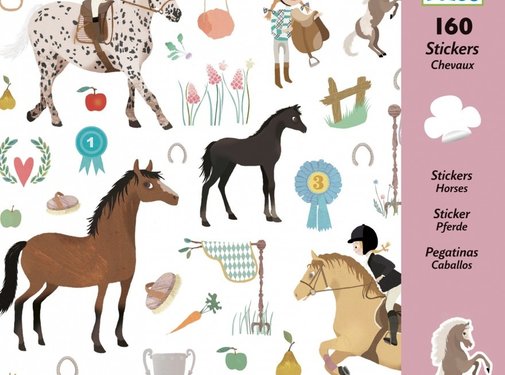 Djeco Stickers Paarden
