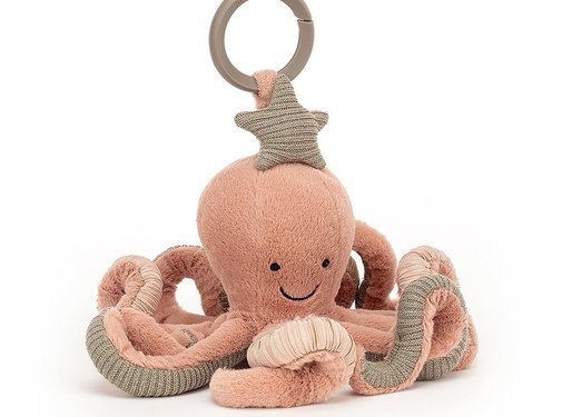 Jellycat Knuffel Odell Octopus Activity Toy