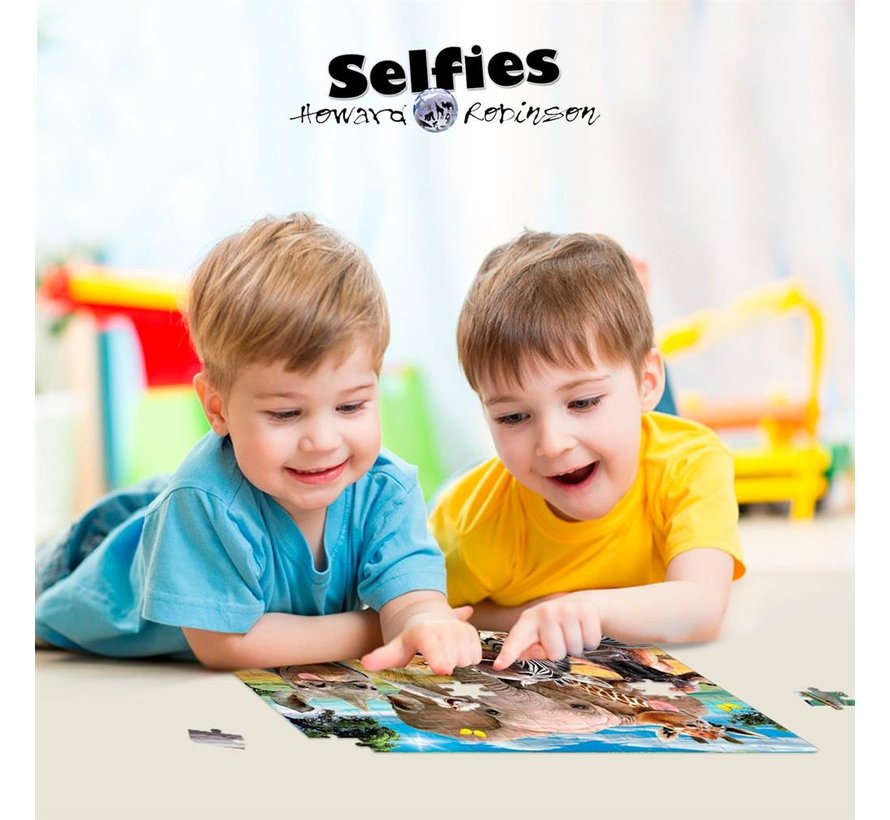 Puzzel 3D Afrika Selfie 63pcs