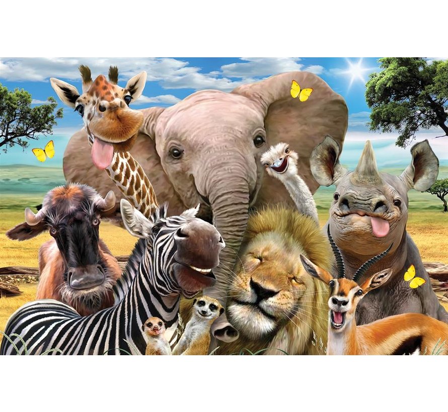 Puzzle 3D Africa Selfie 63pcs