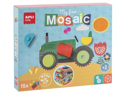APLI Mozaïekspel Mijn Eerste Houten Mozaïek