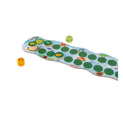 Janod Racing Board Game Fast & Frog