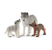 Schleich Mother wolf with pups 42472