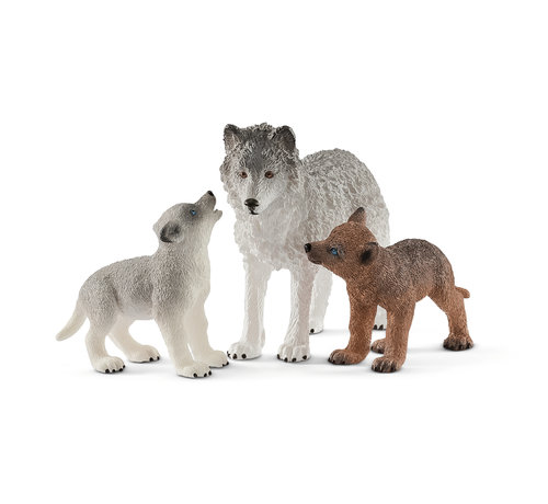 Schleich Wolvin met Wolvenwelpen 3-delig 42472