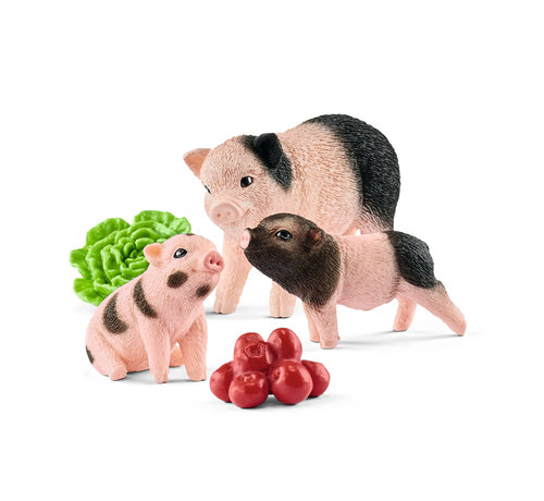 Schleich Miniature Pig Mother and Piglets 42422