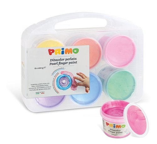 Primo Pearl Finger Paint (6x100gr)