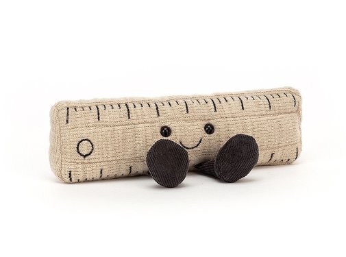 Jellycat Knuffel Liniaal Smart Stationery Ruler Small