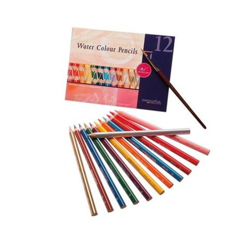 Mercurius Stockmar Lyra Water Colour Pencil Set 12-pcs