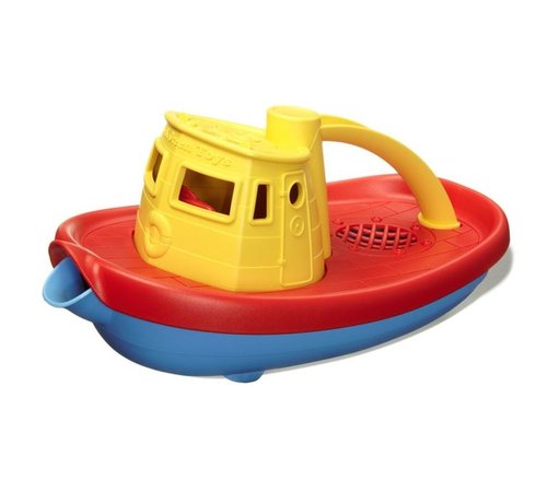 Green Toys Tugboat Yellow