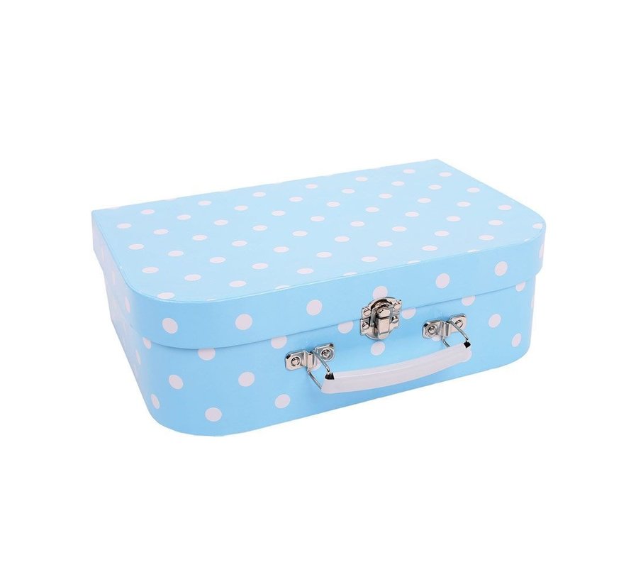 Blue Polka Dot Tin Tea Set