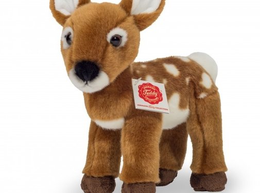 Hermann Teddy Stuffed Animal Fawn Standing 21 cm