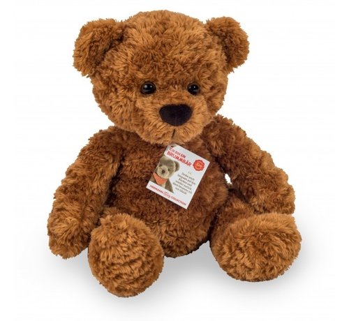 Hermann Teddy Knuffel Teddybeer Bruin met Bromstem