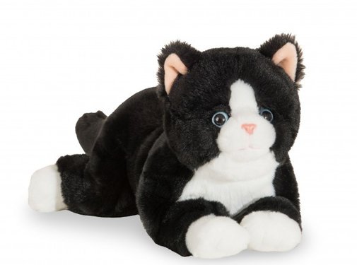 Hermann Teddy Stuffed Animal Cat Black 30 cm