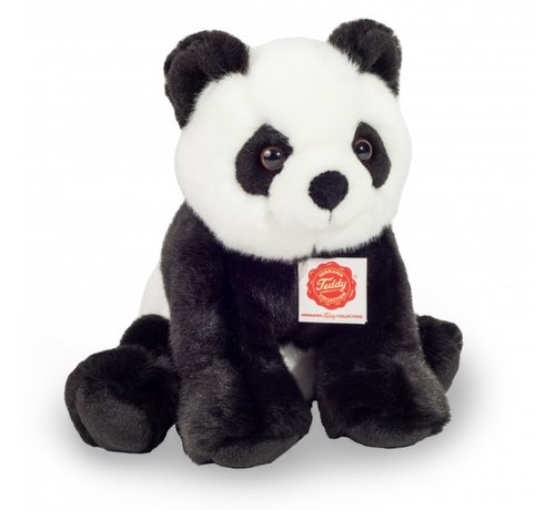 Hermann Teddy Knuffel Panda Zittend