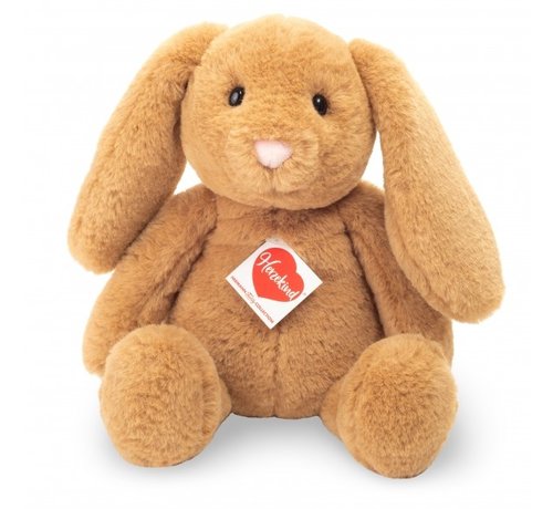 Hermann Teddy Stuffed Animal Hare Sitting Caramel 31 cm