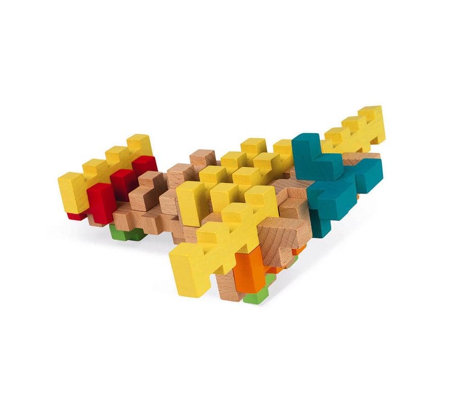 Construction Set Wood 100-pcs