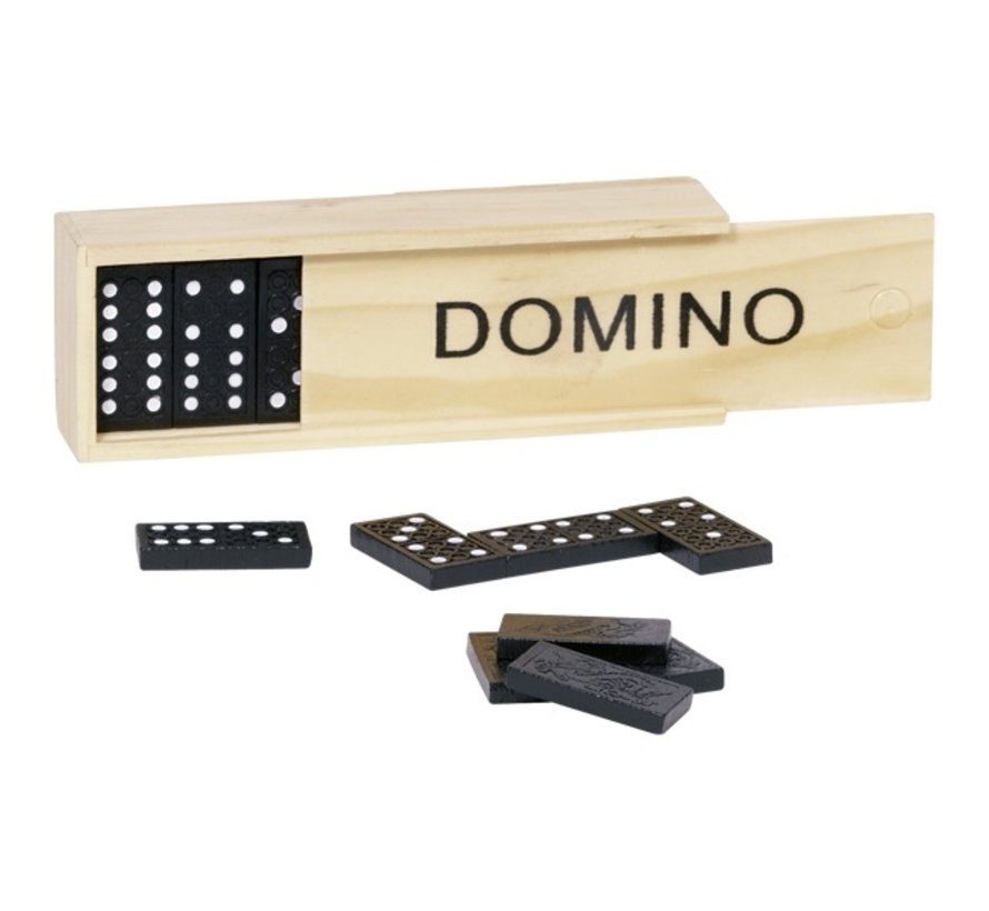 Domino Game in Wooden Box