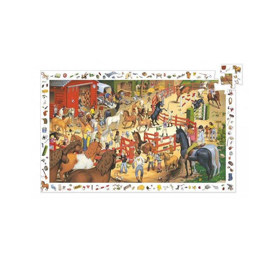 Observation Puzzle Horseriding 200 pcs