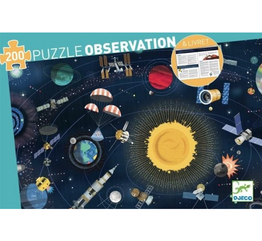 Observation Puzzle The Space and Booklet 200 pcs