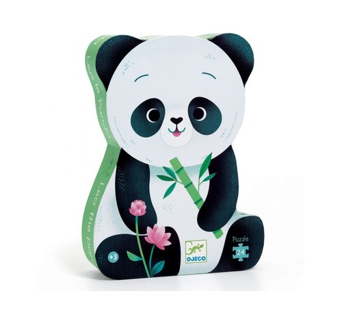 Djeco Silhouette Puzzle Leo the Panda 24 pcs