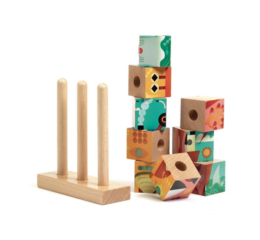 9 Wooden Blocs Puzzle Puzz Up Sea