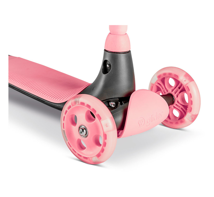 Kids Scooter Y Glider Kiwi Pink