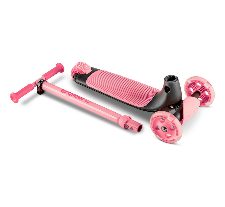 Kids Scooter Y Glider Kiwi Pink