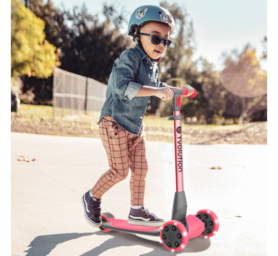 Kids Scooter Y Glider Nua Red