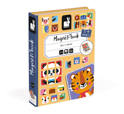 Janod Magneetboek Mix & Match