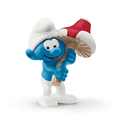 Schleich Smurf met Gelukspaddenstoel 20819