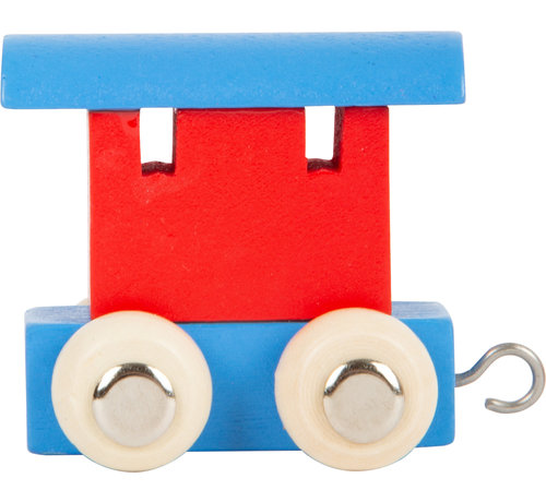 Small Foot Letter Train Blue and Red Wood