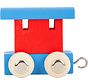 Letter Train Blue and Red Wood